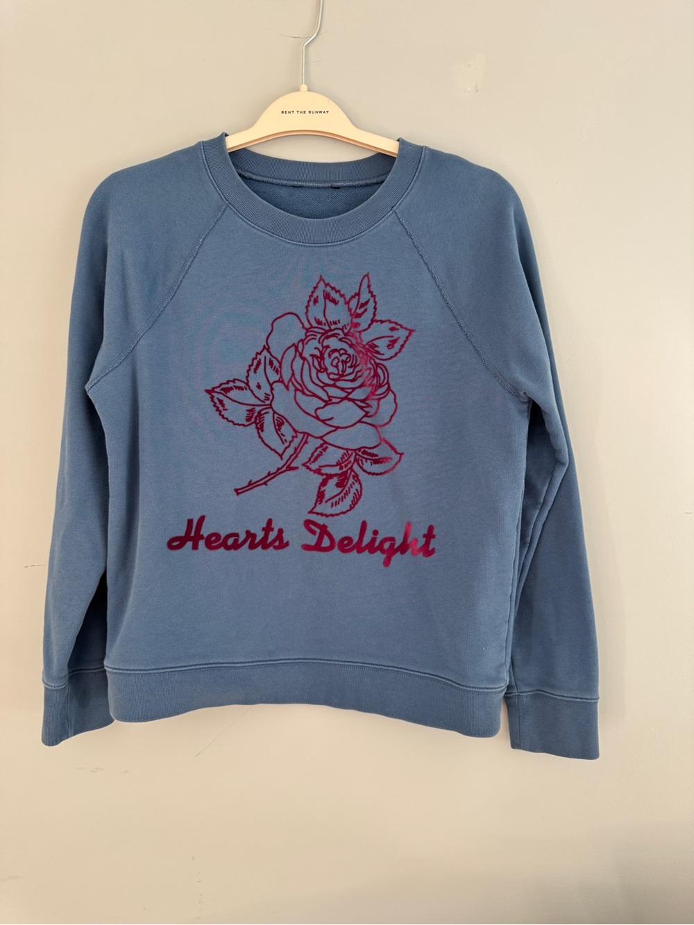 J. Crew Floral Crewneck Sweater - Blue